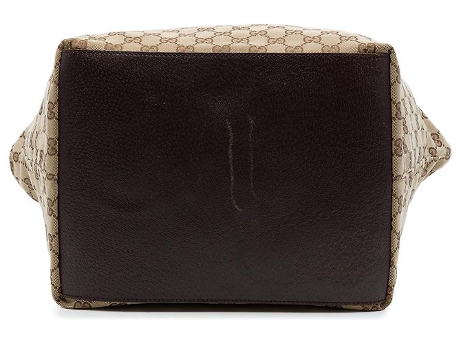 Gucci Beige GG Canvas Web Tote - Ansicht 3