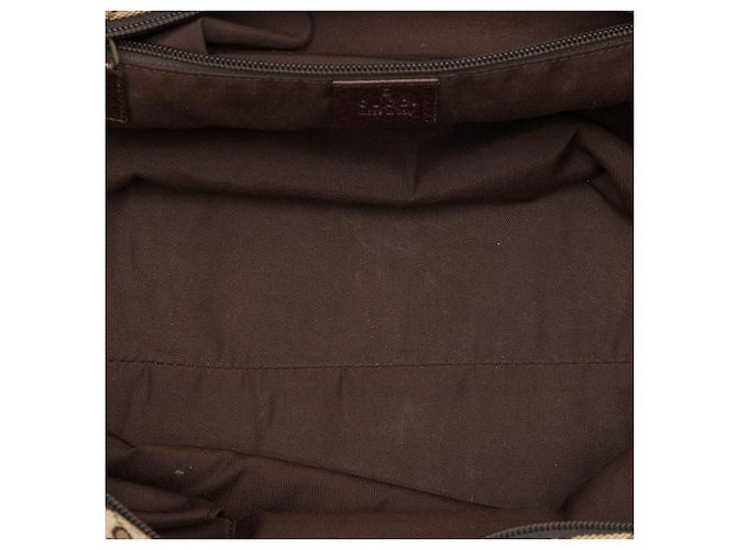 Gucci Beige GG Canvas Web Tote - Ansicht 5