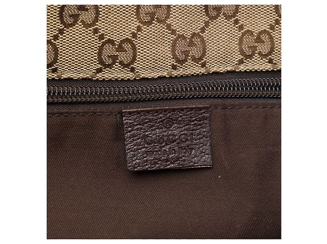 Gucci Beige GG Canvas Web Tote - Ansicht 6