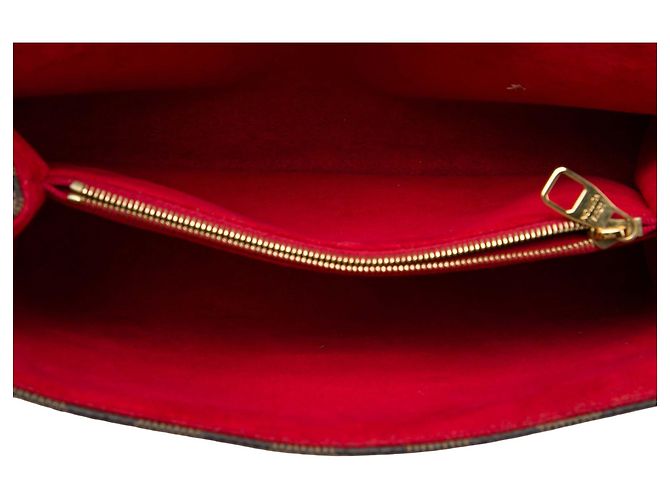 Clutch Louis Vuitton Brown Damier Ebene Caissa - vista 4