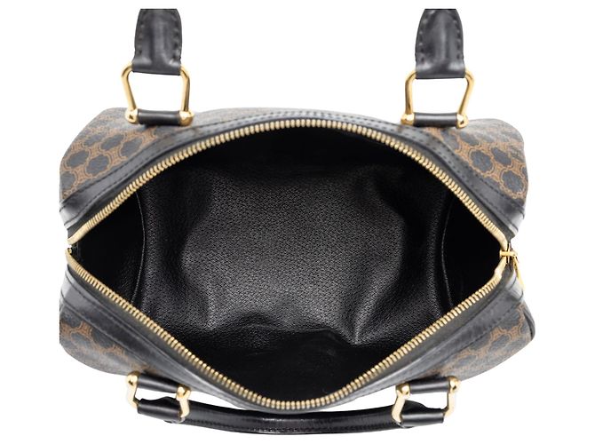 Céline Borsa Celine Brown Macadam Coated Canvas - vista 4