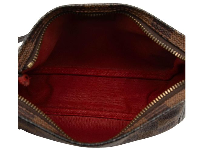 Louis Vuitton Brown Damier Ebene Trousse Pochette - vista 4