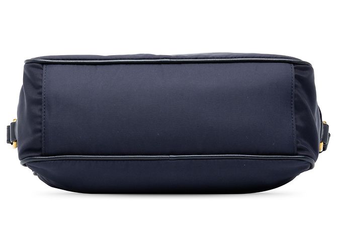 Borsa Camera Prada in Tessuto Blu - vista 3