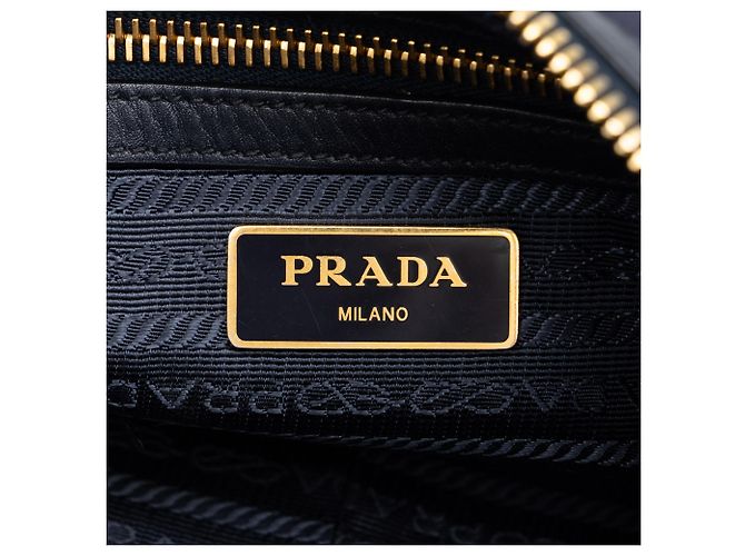 Borsa Camera Prada in Tessuto Blu - vista 5