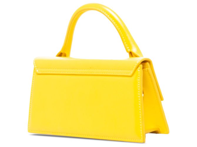 Jacquemus Yellow Smooth Calfskin Le Chiquito Long - vista 2