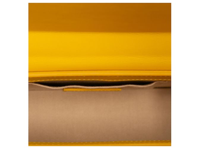Jacquemus Yellow Smooth Calfskin Le Chiquito Long - vista 4