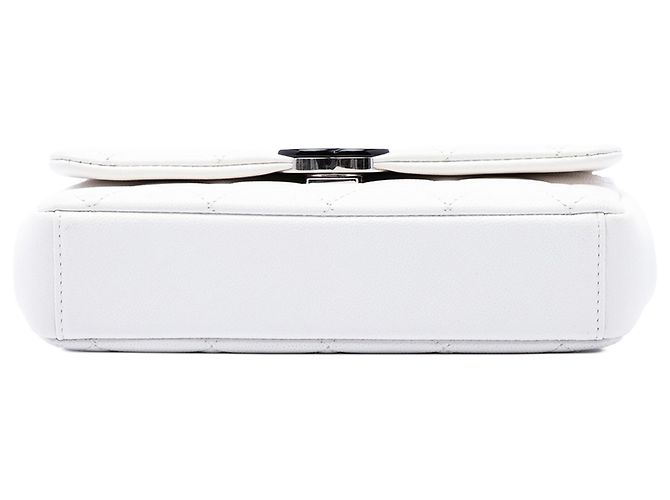 Chanel White Small Quilted Caviar My Everything Flap - vista 3