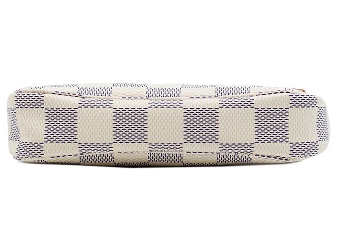 Louis Vuitton White Damier Azur Mini Pochette Accessoires - vista 3