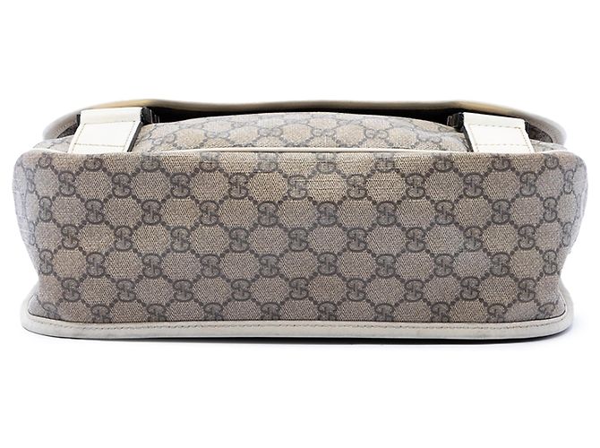 Borsa a tracolla Gucci Beige GG Supreme - vista 3