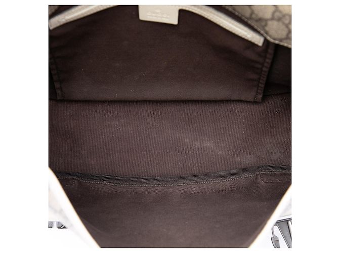 Borsa a tracolla Gucci Beige GG Supreme - vista 4