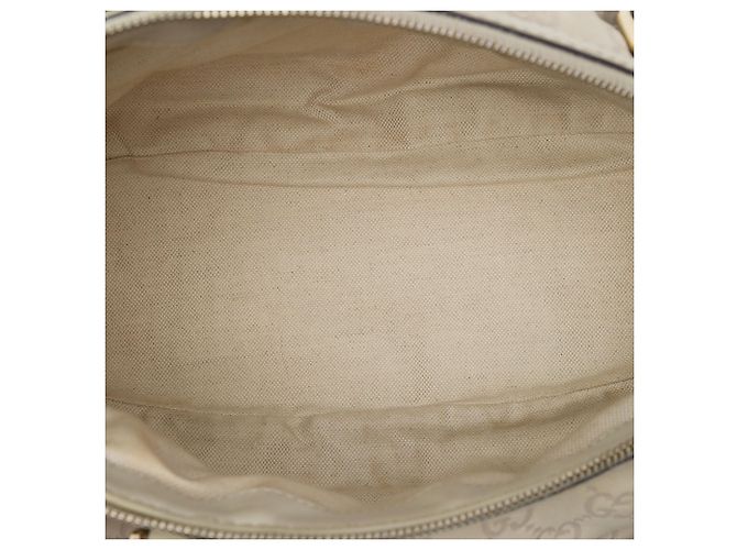 Borsa Gucci White Guccissima Sukey Satchel - vista 4