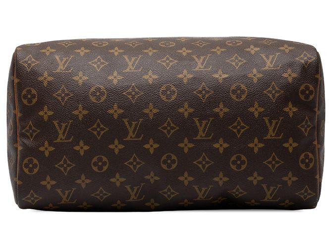 Louis Vuitton Brown Monogram Speedy 35 - vista 3