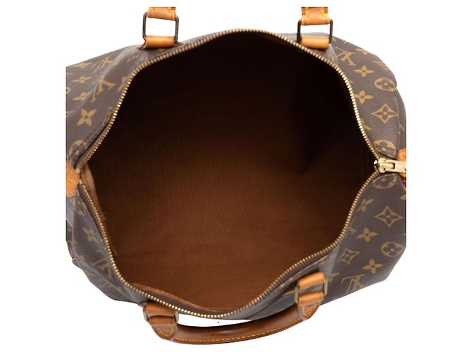 Louis Vuitton Brown Monogram Speedy 35 - vista 4