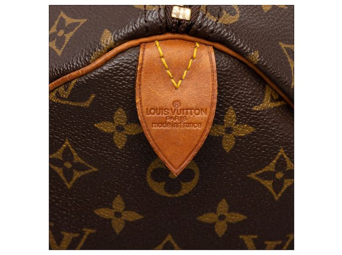 Louis Vuitton Brown Monogram Speedy 35 - vista 5