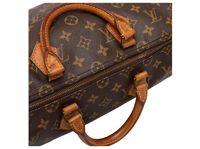 Louis Vuitton Brown Monogram Speedy 35 - vista 7