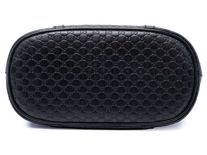 Borsa Gucci Black Mini Microguccissima Dome Satchel - vista 3