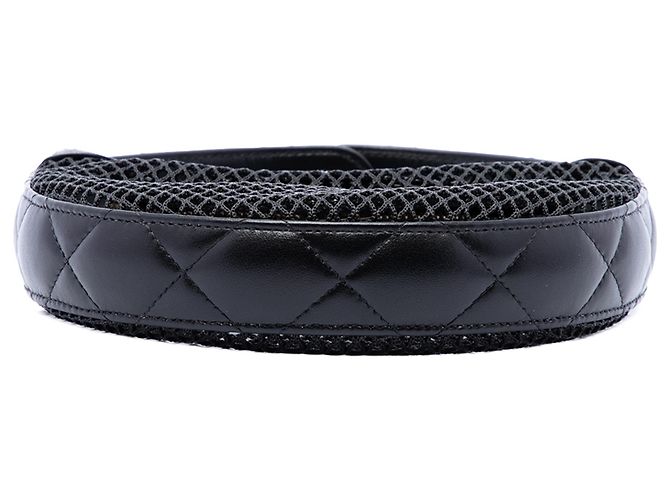 Chanel Black Mini CC Round Mesh Hobo - vista 3