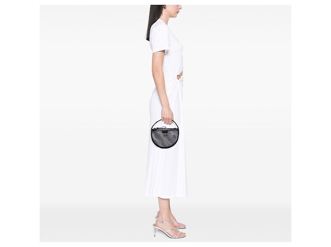 Chanel Black Mini CC Round Mesh Hobo - vista 6