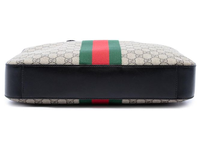 Borsetta Gucci Beige GG Supreme Web - vista 3