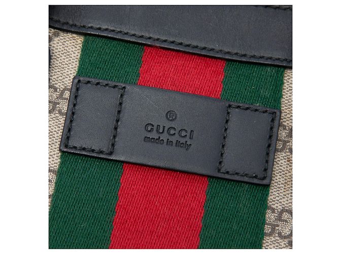 Borsetta Gucci Beige GG Supreme Web - vista 5