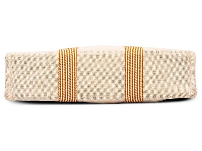 Hermès Orange Canvas Fourre Tout MM - Ansicht 3