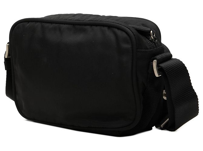 Prada Camera Bag aus schwarzem Tessuto - Ansicht 2