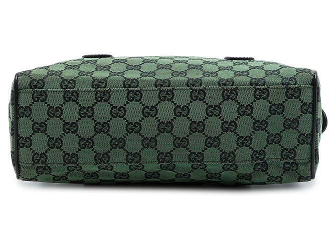 Bolso Boston Gucci Green GG Canvas Charmy - vista 3
