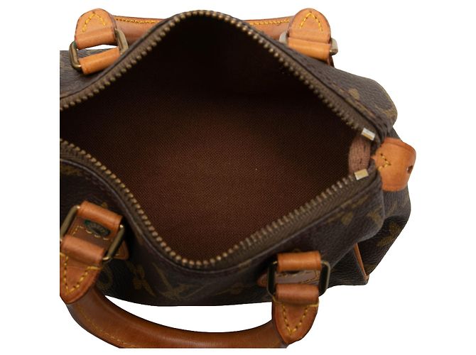 Louis Vuitton Brown Monogram Mini Speedy HL - vista 4