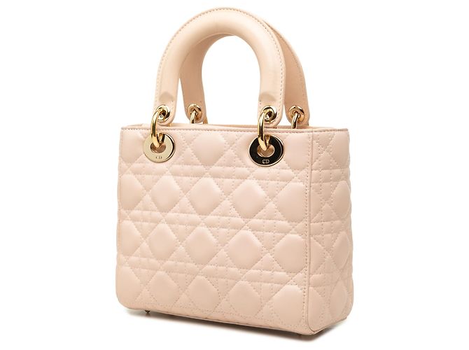 Dior Pink Small Lambskin Cannage My ABCDior Lady Dior - vista 2