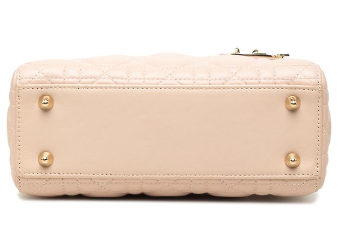 Dior Pink Small Lambskin Cannage My ABCDior Lady Dior - vista 3