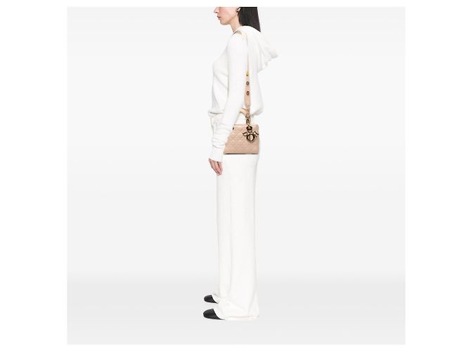 Dior Pink Small Lambskin Cannage My ABCDior Lady Dior - vista 6