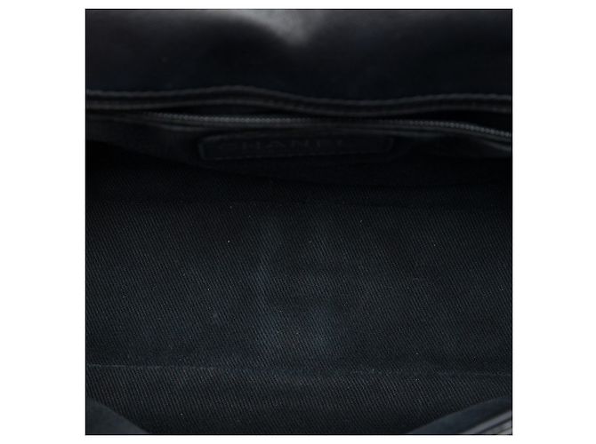 Chanel Black Medium Quilted Patent Coco Shine Flap - vista 4