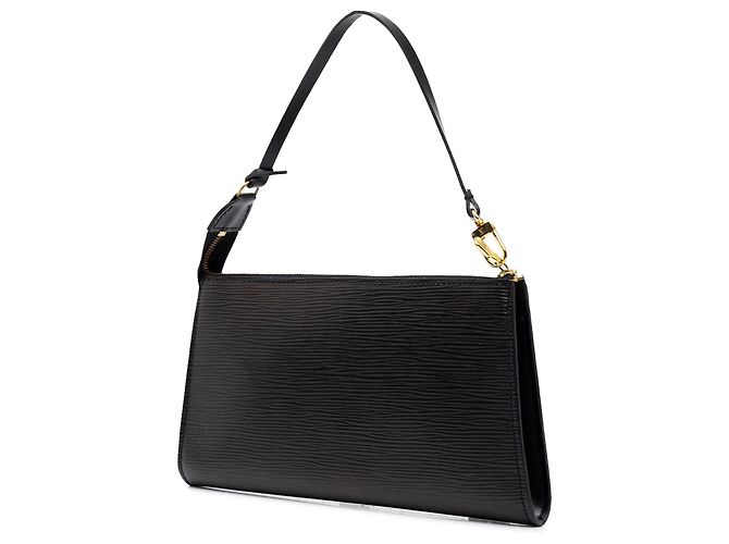 Louis Vuitton Black Epi Pochette Accessoires - vista 2