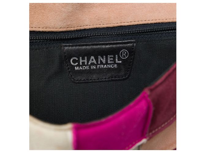Chanel Multi Multicolor Suede Patchwork Reissue 2.55 Flap - vista 5