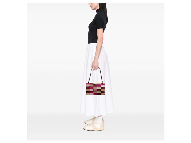 Chanel Multi Multicolor Suede Patchwork Reissue 2.55 Flap - vista 6