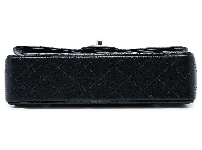 Chanel Black Medium Classic Caviar Double Flap - vista 3