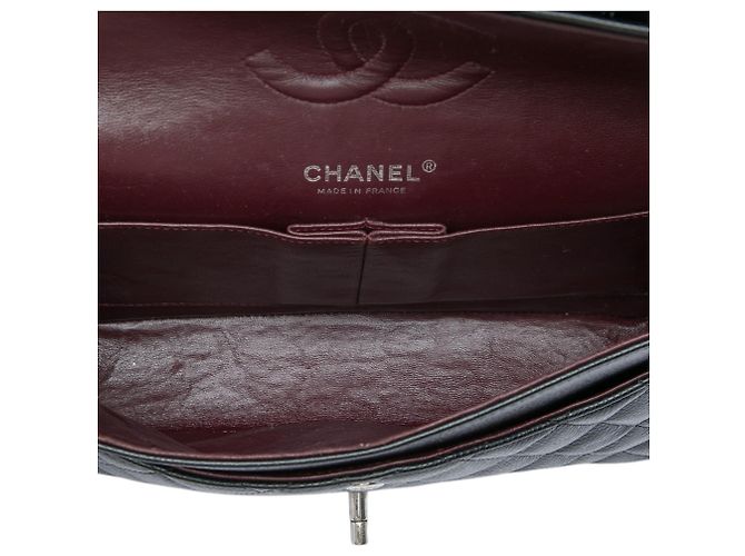 Chanel Black Medium Classic Caviar Double Flap - vista 4