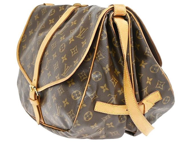 Louis Vuitton Saumur Monogram Canvas 35 - vista 3