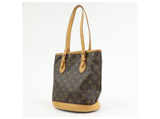 Louis Vuitton Petit Bucket Monogram Canvas - vista 3