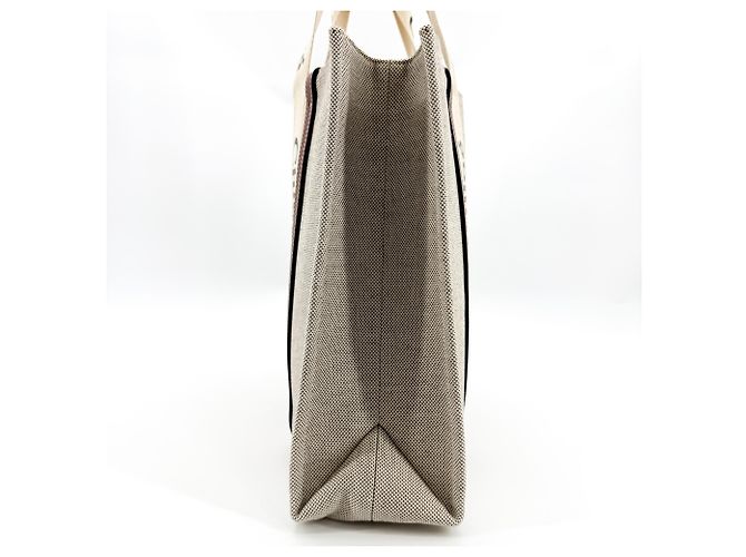 Chloé Chloe Woody Tote aus Canvas und Leder Medium - Ansicht 3