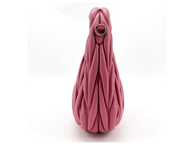 Miu Miu Wander Hobo Matelasse Satin Mini - vista 3