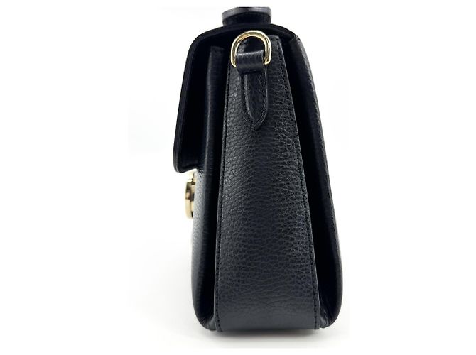 Gucci Interlocking Top Handle Leather Small - vista 3