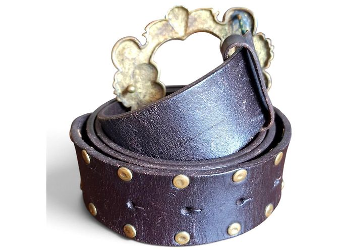 Dolce & Gabbana Ledergürtel Barocco Putti - Ansicht 5