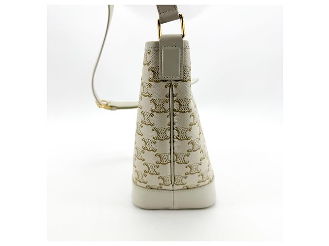Céline Celine Bucket Triomphe Canvas Small - vista 3