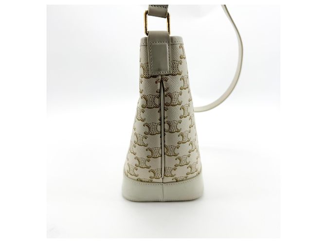 Céline Celine Bucket Triomphe Canvas Small - vista 4