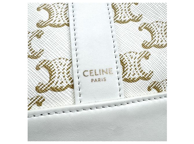 Céline Celine Bucket Triomphe Canvas Small - vista 6