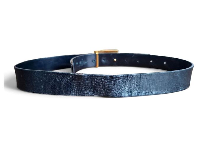 Gucci Square G Ledergürtel Schwarz - Ansicht 6