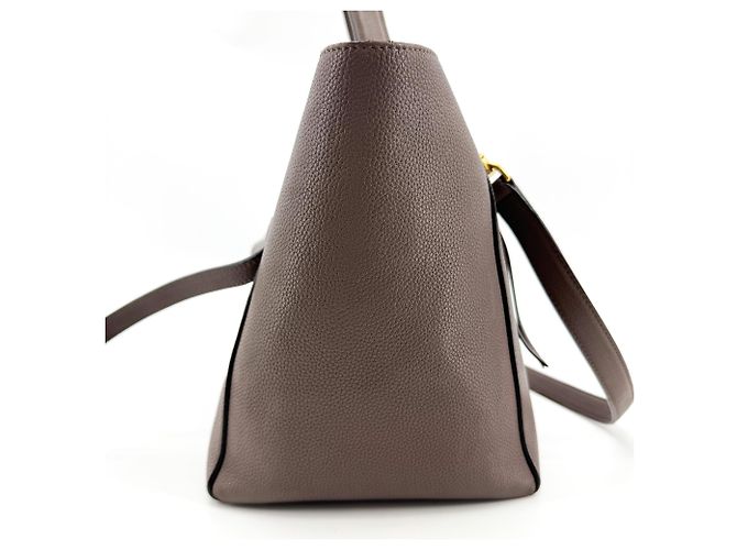 Céline Cinto Celine em couro texturizado Micro - vista 3