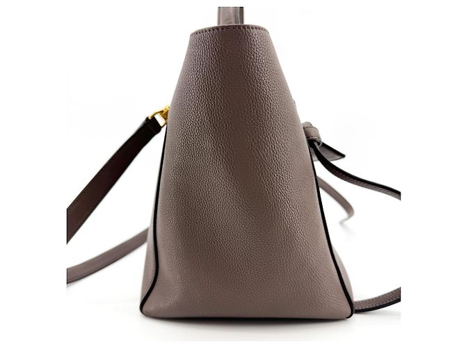 Céline Cinto Celine em couro texturizado Micro - vista 4