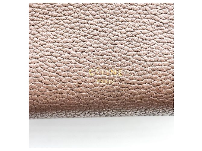 Céline Cinto Celine em couro texturizado Micro - vista 6